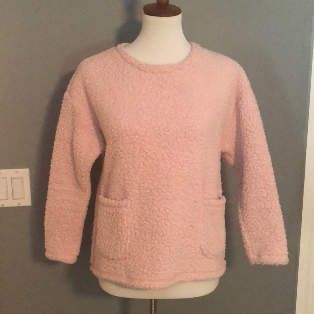 Old Navy Soft Pink Sweatshirt Size Girls XL(14)